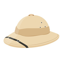 Safari hat isolated on white background © viktorijareut