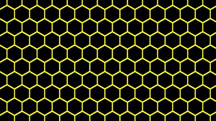 Background image in the form of honeycombs