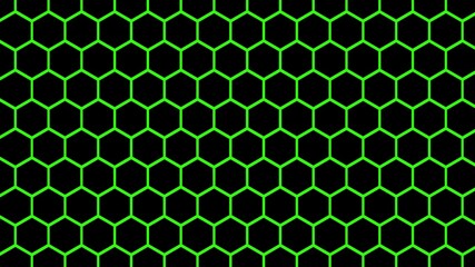 Background image in the form of honeycombs