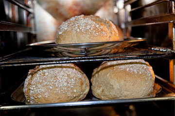 Elaboración de pan al horno
