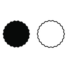 Frame vector icon set. Tag illustration sign collection. label symbol.