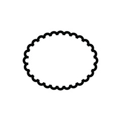 Frame vector icon set. Tag illustration sign collection. label symbol.