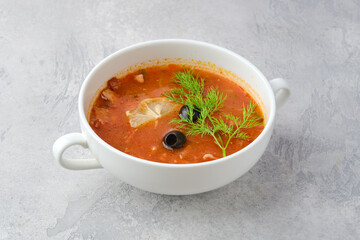 Classic saltwort soup