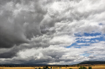 storm over the city
