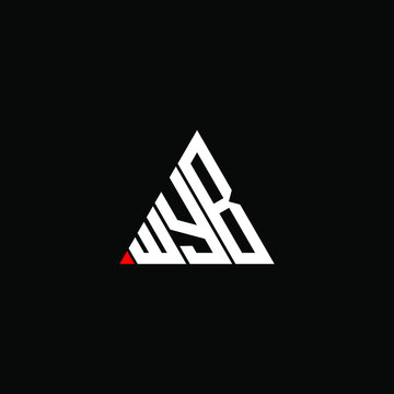 WYB letter logo creative design. WYB unique design
