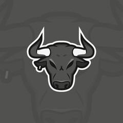 Animal mascot bull illustration
