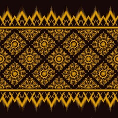 Ethnic seamless pattern traditional Design for clothing,background,carpet,wallpaper,wrapping,Batik,fabric,embroidery style.