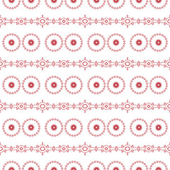 Abstract seamless pattern with various shapes. Geometric pattern for fabric. Textile background.