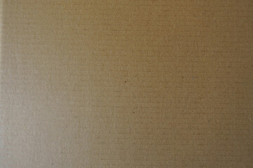 Texture of simple brown cardboard sheet from above