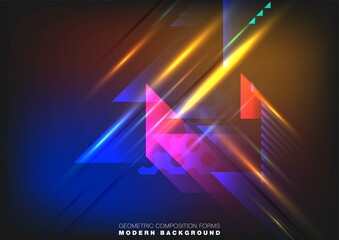 Technology background color vector for web and design