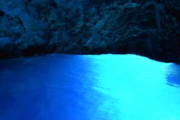 The Blue Cave, Croatia, Underground, water, is one of the unique natural phenomena in the world