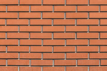 Brown brick wall red stone background texture