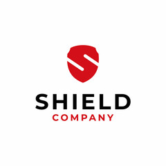 Initial Letter S Shield Secure Safe Secret Strong Smart logo design vector