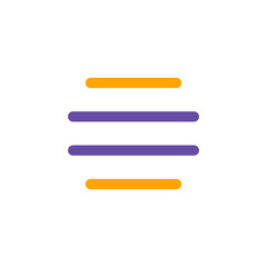 Obraz premium Fog vector isolated flat glyph icon. Weather sign