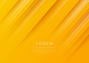 Abstract yellow and orange gradient diagonal background.