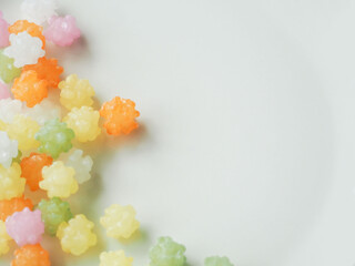 こぼれた金平糖