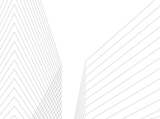 abstract architecture design 3d drawing 