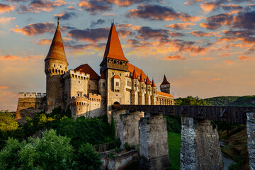The Hunedoara Castle in Romania