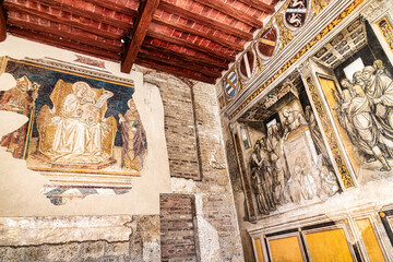 Palazzo Comunale, San Gimignano, Tuscany Italy - obrazy, fototapety, plakaty