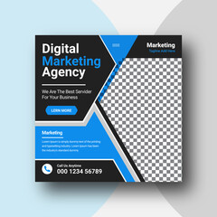 Creative business marketing promotion social media post, Digital web banner design