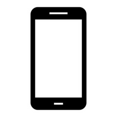 Vector Mobile Phone Glyph Icon Design