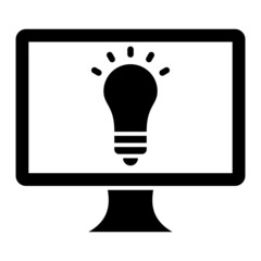 Vector Innovation Glyph Icon Design