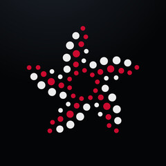 Seafood restaurant abstract star fish logo design template, flat cartoon comic octopus tentacles vector illustration.