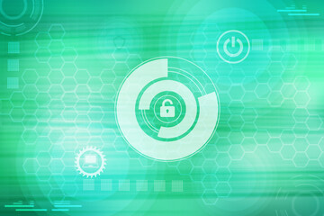 Obraz premium 2d illustration futuristic business background pattern graph concept