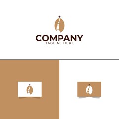 Coffee Stairs Logo Design Template