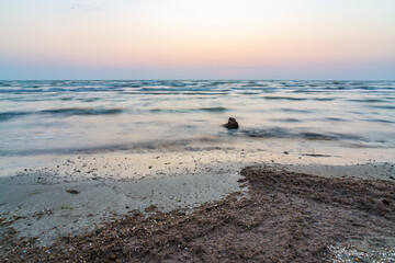 Daybreak on the seashore