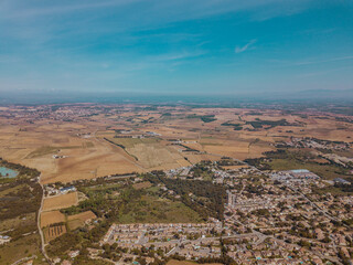 Obraz premium Aerial view of Avignon, Provence, France