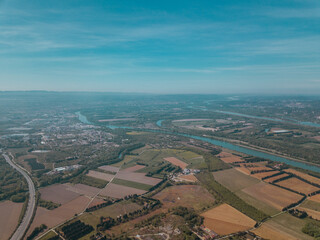 Aerial view of Avignon, Provence, France