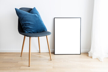 Modern furniture mockup frame