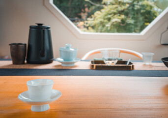 still life with a cup of tea