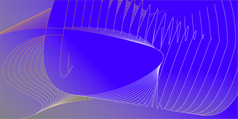 blue abstract background with lines