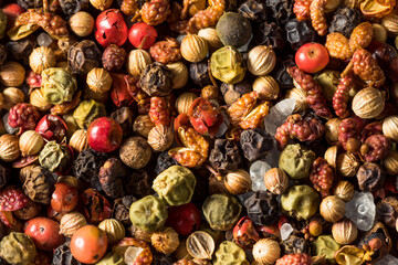 Raw Dry Organic Sichuan Peppercorn Mix
