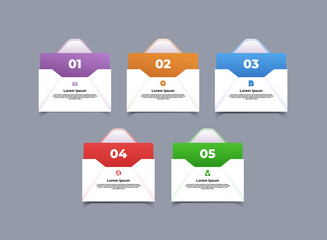 minimalist infographic business template