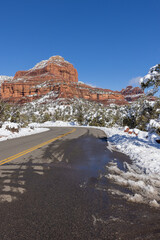 Scenic Winter Landscape Secona Arizona