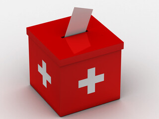 3D ballot box great for topics like presidential, parliamentary election.