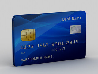 3d illustration Bank Cash ATM Machine with debit card