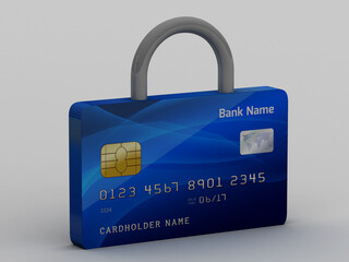3d illustration Bank Cash ATM Machine with debit card