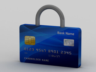 3d illustration Bank Cash ATM Machine with debit card