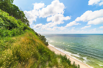 Seascape on the Baltic coast