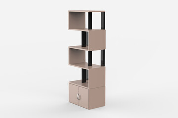 Display stand, retail display stand for product , display stands isolated on white background. 3d illustration