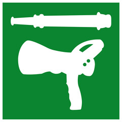 Fire Sprinkler Heads Symbol Sign, Vector Illustration, Isolate On White Background Label. EPS10