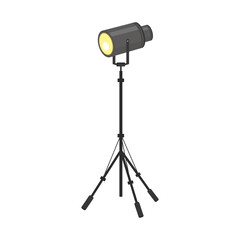 spotlight device in tripod