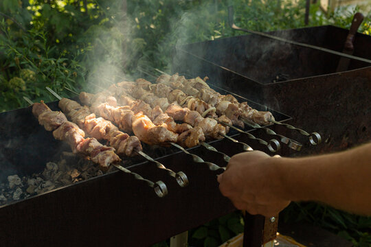 shashliki russian dacha food bbq grill