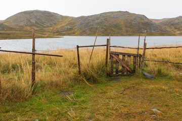 Barren coastal areas in the Troms and Finnmark county of Norway
