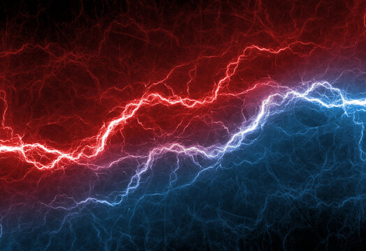 Abstract electrical lightning,