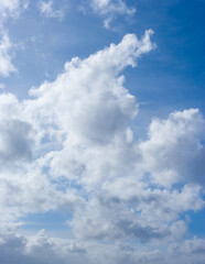 Cloudscape on blue sky